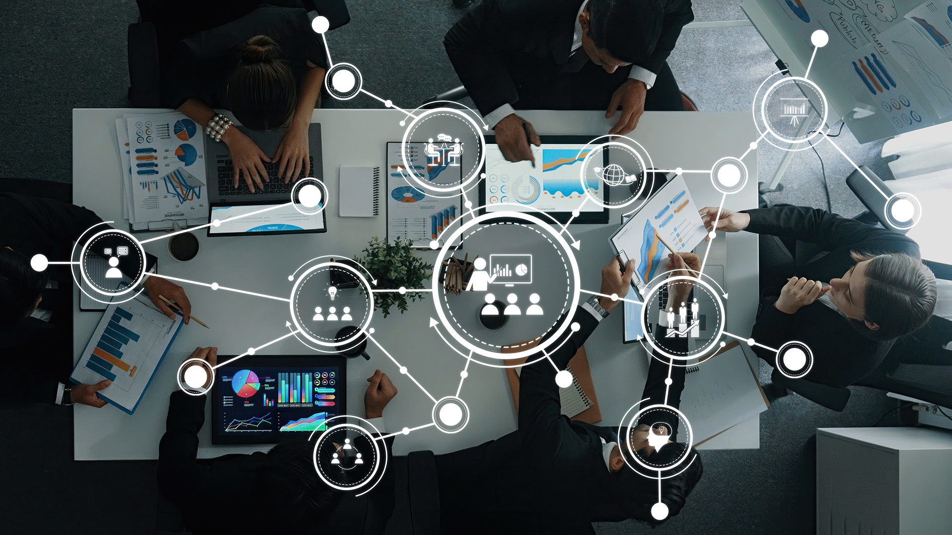Business people in meeting