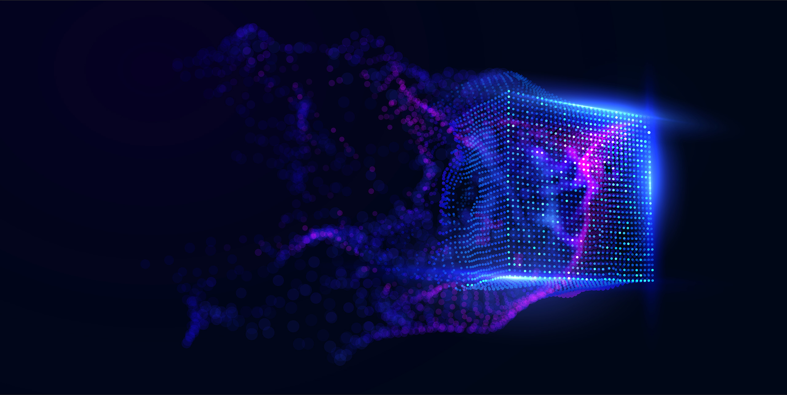 Abstract particle imagery